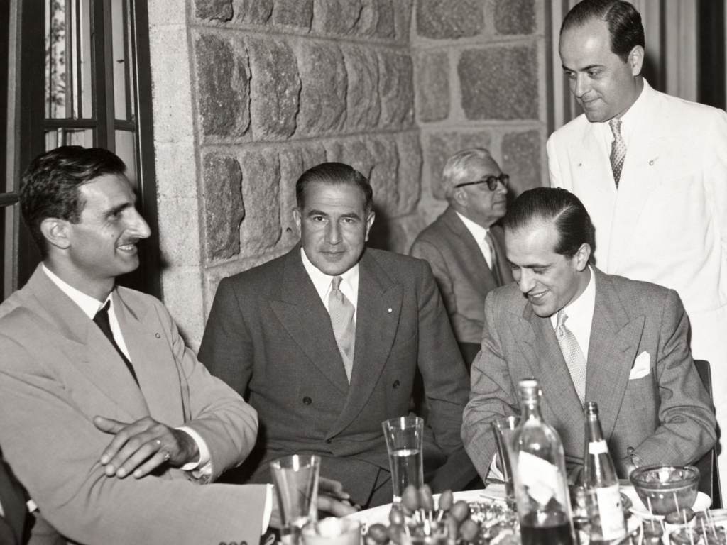Najib, Kamal Jumblatt and Pierre Eddé