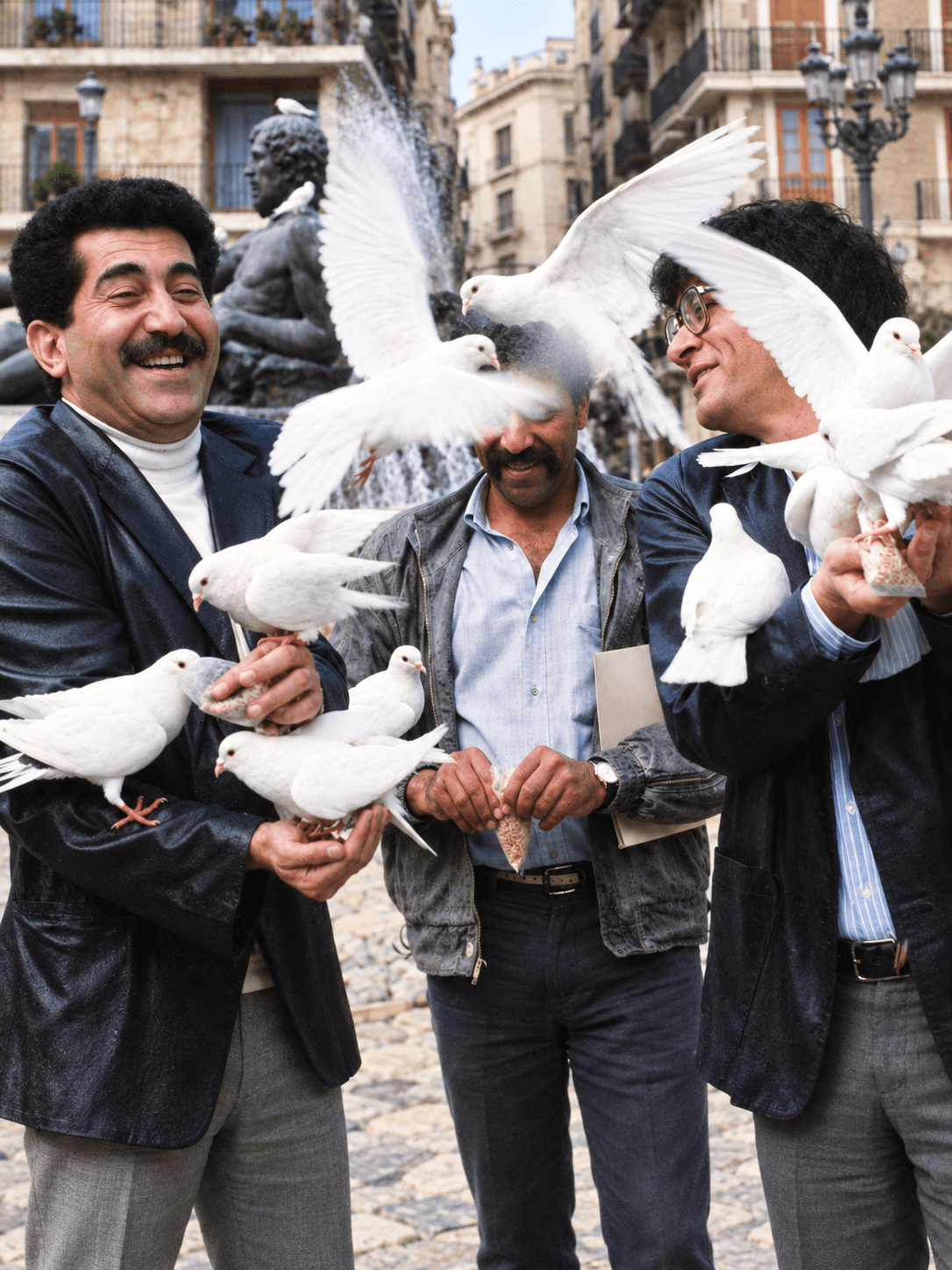 Mahmoud Darwish, the pigeons take flight